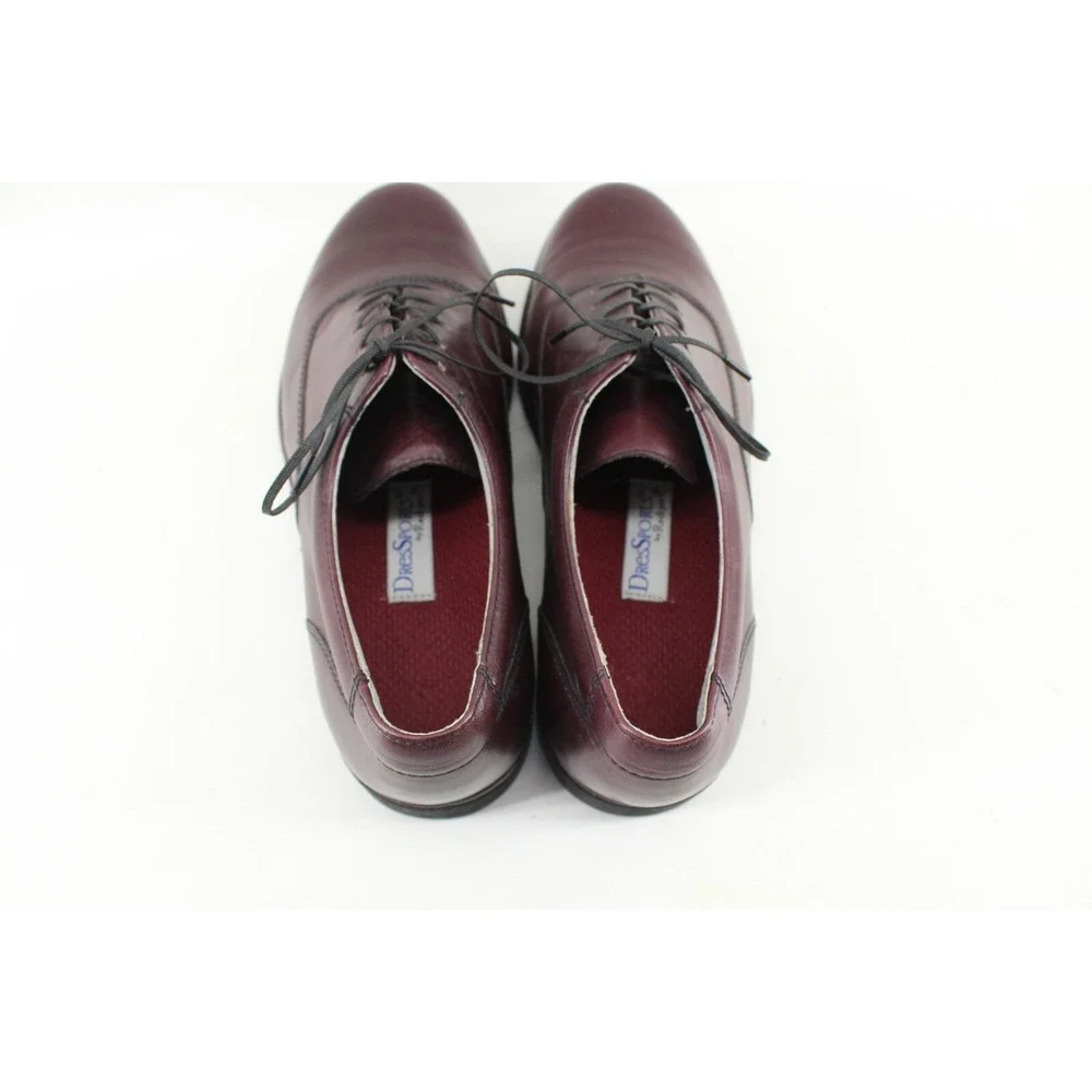 Rockport Leather Dressports‎ Vibram Sole Men's Shoes 7.5 M Burgundy Lightweight